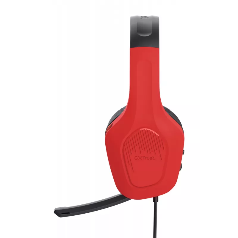 Trust GXT 416S Zirox Auriculares con cable Diadema Gaming Negro, Cian, Rojo
