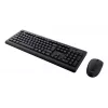 Conjunto de teclado y ratón inalámbrico TRUST Primo – Teclado de membrana QWERTY de tamaño completo, RF Wireless, Negro, ratón incluido