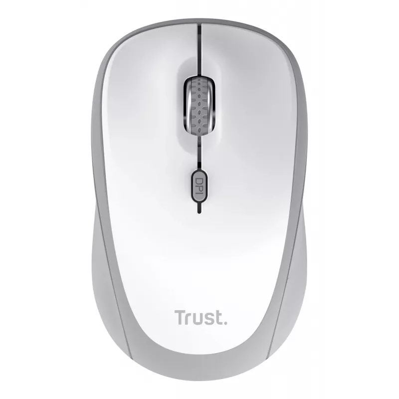 Trust Yvi+ Ratón Universal Ambidiestro RF Wireless + Bluetooth Óptico 1600 DPI