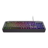 Trust GXT 836 Evocx Teclado Gaming USB AZERTY Belga Negro