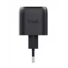 Cargador Trust Maxo 30W USB-C GaN Cargador Interior Carga rápida Negro