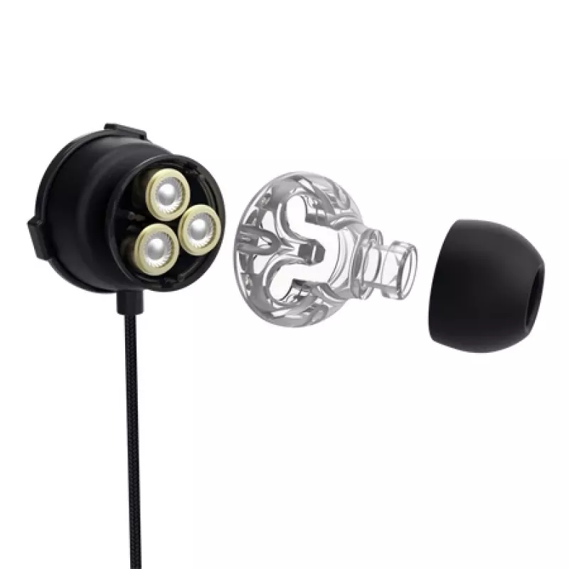 Trust GXT 406 Pine Auriculares con cable In-Ear Gaming Negro
