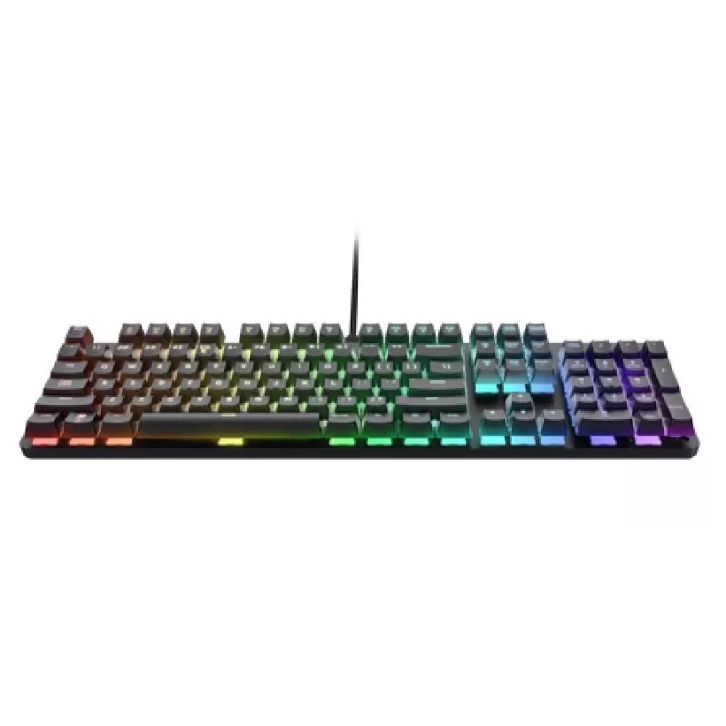 Trust GXT 871 Zora Teclado Gaming USB AZERTY Belga Negro