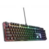 Trust GXT 871 Zora Teclado Gaming USB AZERTY Belga Negro