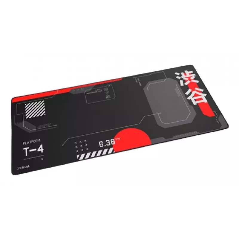 Alfombrilla de ratón Gaming TRUST GXT 759 XXL — 900×400 mm, PET, negro/rojo