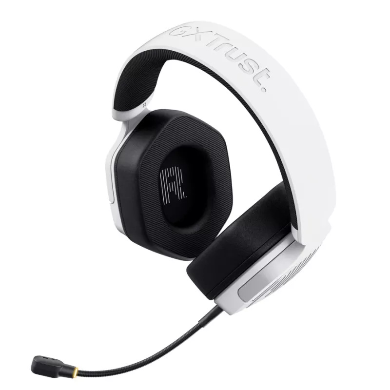 Trust GXT 493PS Carus Auriculares con cable e inalámbricos Diadema Gaming Bluetooth Blanco