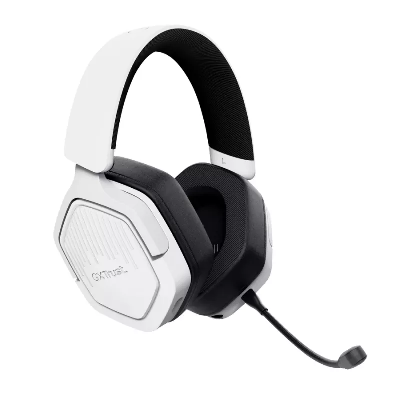 Trust GXT 493PS Carus Auriculares con cable e inalámbricos Diadema Gaming Bluetooth Blanco