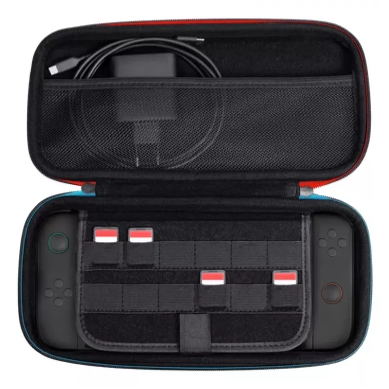 Funda rígida para Nintendo Switch 2 TRUST GXT1251 Negra – bolsa de transporte protectora, diseño robusto