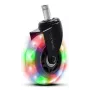 Ruedas para silla gaming TRUST GXT 701 Ruedas de gel LED para sillas giratorias, pack de 5