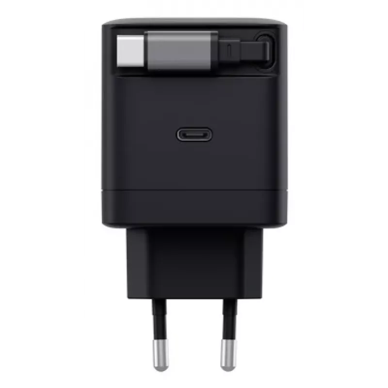 Cargador TRUST Maxo 65W USB-C con cable enrollable de 67 cm