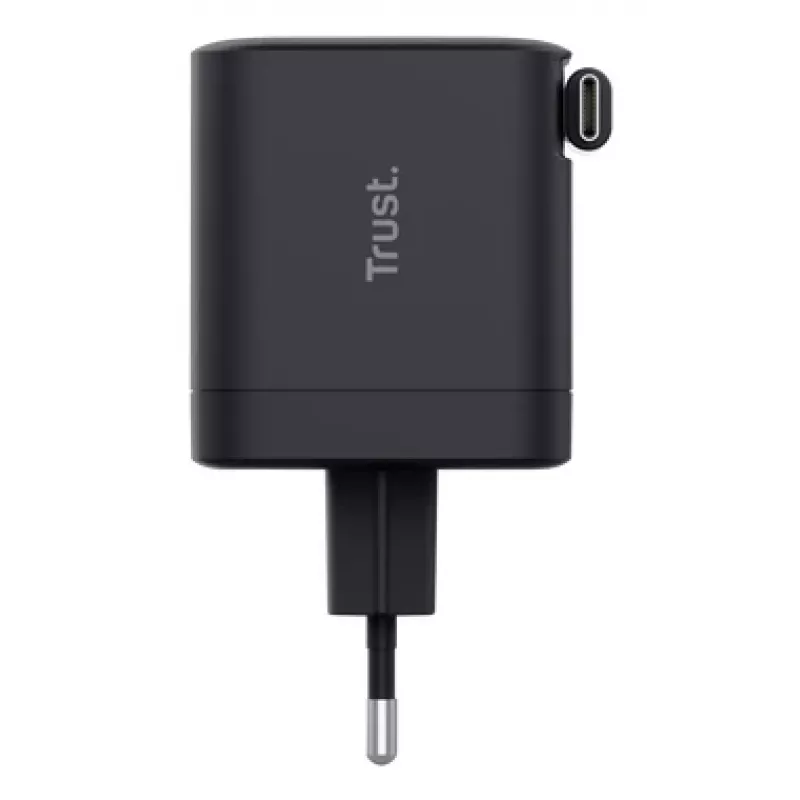 Cargador TRUST Maxo 65W USB-C con cable enrollable de 67 cm