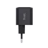 Cargador TRUST Maxo Ultracompacto 65W GaN USB-C Negro con cable de 2 m