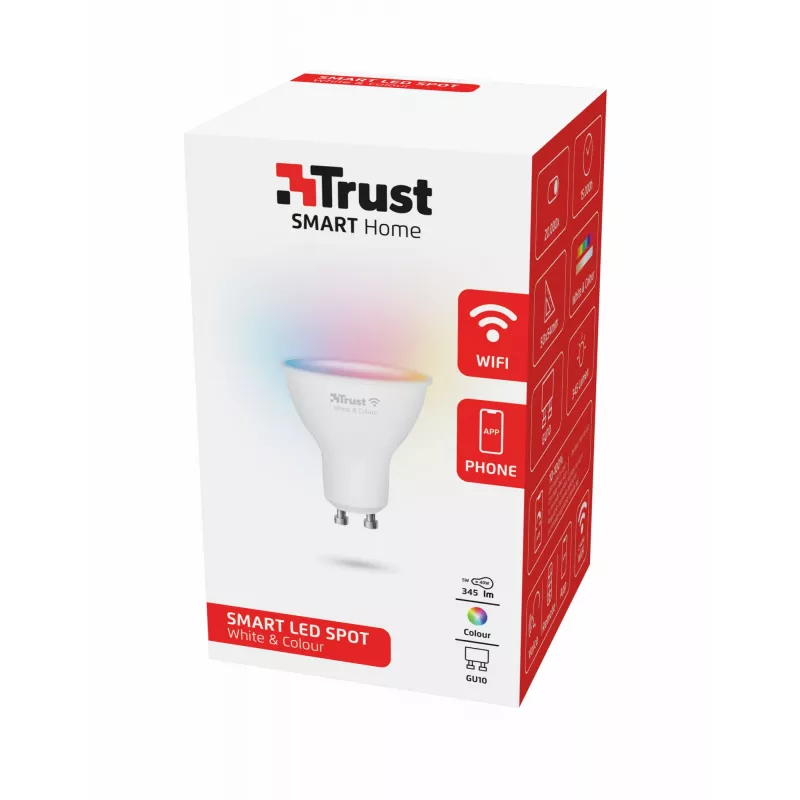 Bombilla inteligente Trust 71279 Wi-Fi Blanco 50x50x54 mm