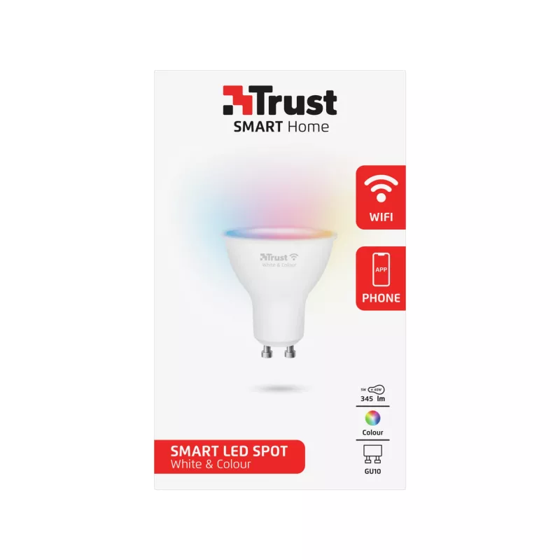 Bombilla inteligente Trust 71279 Wi-Fi Blanco 50x50x54 mm