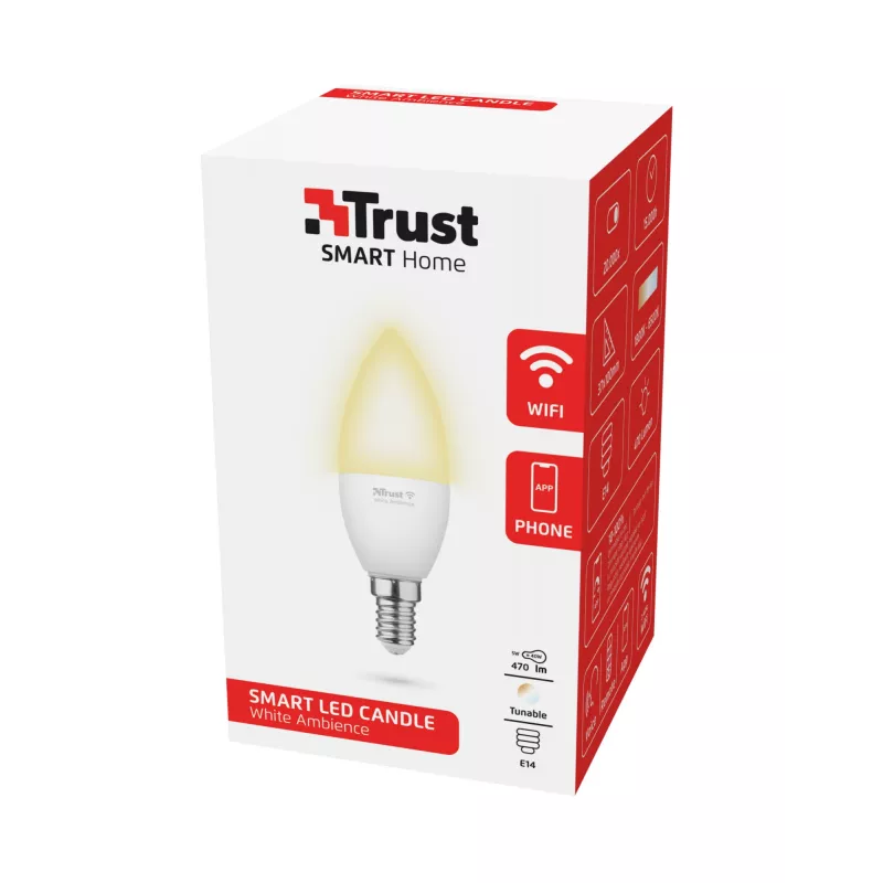 Trust 71284 Iluminación inteligente Bombilla inteligente Wi-Fi