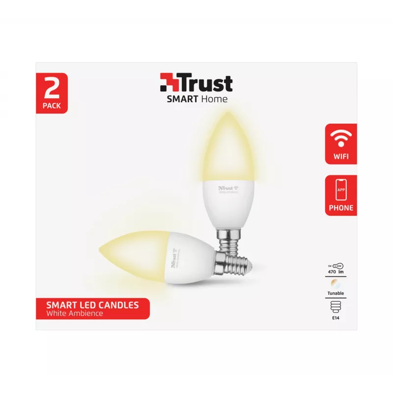 Trust 71297 Iluminación inteligente Bombilla inteligente Wi-Fi