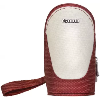 Funda para cámara Canon 0032X709 para Canon LEGRIA HF R / FS — beige y rojo