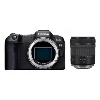 Canon EOS R8 + RF 24-105mm F4-7.1 IS STM MILC 24,2 MP CMOS 6000 x 4000 píxeles negro
