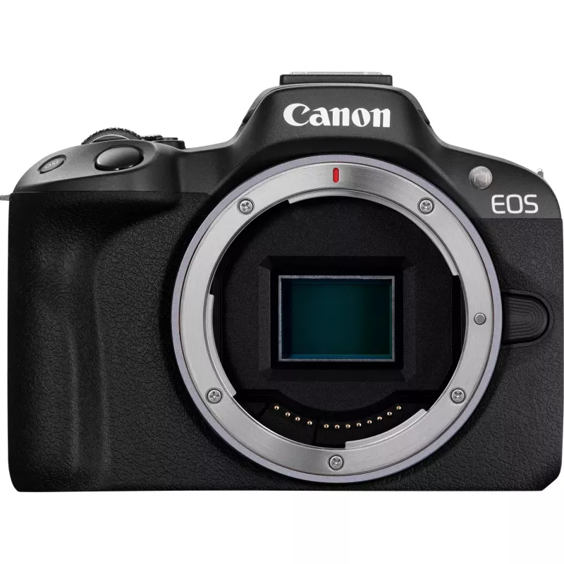 Canon EOS R50 kit de cámara sin espejo con objetivos RF-S 18-45mm y RF 75-300mm