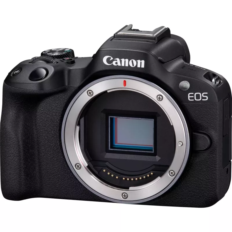 Canon EOS R50 kit de cámara sin espejo con objetivos RF-S 18-45mm y RF 75-300mm
