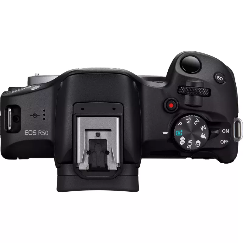 Canon EOS R50 kit de cámara sin espejo con objetivos RF-S 18-45mm y RF 75-300mm