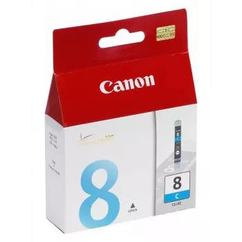 Cartucho de tinta Canon CLI-8 C con chip 1 ud. Original cian