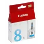 Cartucho de tinta Canon CLI-8 C con chip 1 ud. Original cian