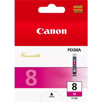 Cartucho de tinta Canon CLI-8M w/Sec 1 ud. Original magenta