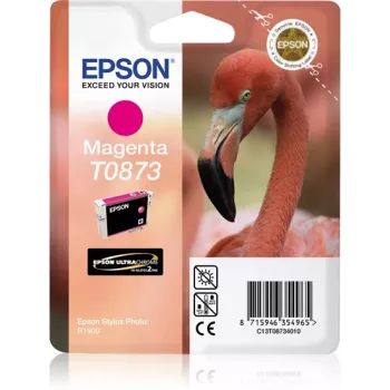 Epson Flamingo pack individual magenta T0873 Ultra Gloss brillo 2