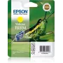 Epson Grasshopper pack individual amarillo T0334, amarillo, tinta pigmentada, 17 ml, 1 ud.