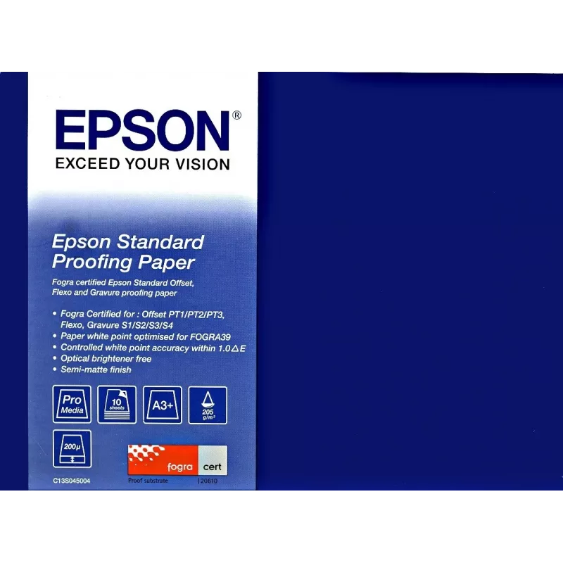 Papel Epson Standard Proofing Paper 240, 24 inch x 30,5 m, 30.5 m, 61 cm, semimate, 205 g/m²