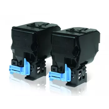 Pack doble de cartuchos de tóner Epson negro 6kx2, 6000 páginas, negro, 1 ud.