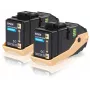 Pack doble de cartuchos de tóner Epson cian 7,5kx2, 7500 páginas, cian, 1 ud.