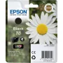 Epson Daisy pack individual negro 18 Claria Home Ink, alcance estándar, foto negro, tinta de colorante, 1 ud.