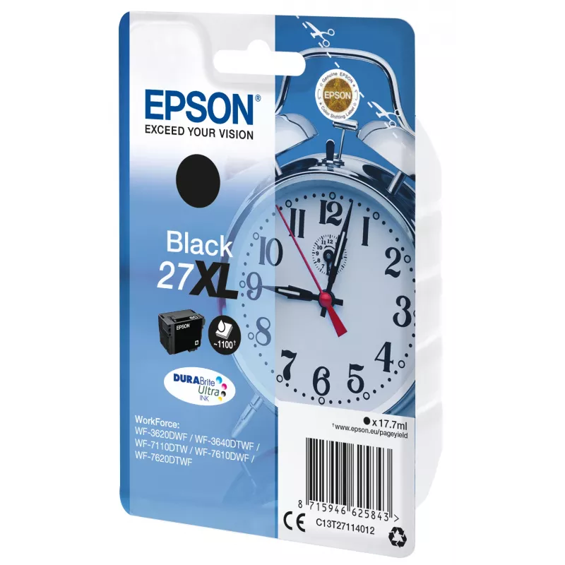 Epson Despertador pack individual negro 27XL tinta 