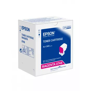 Epson C13S050748 cartucho de tóner, magenta, para AL-C300
