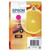 Epson Oranges pack individual magenta 33 Claria Premium Ink, magenta, tinta pigmentada, 4.5 ml, 1 ud., 300 páginas