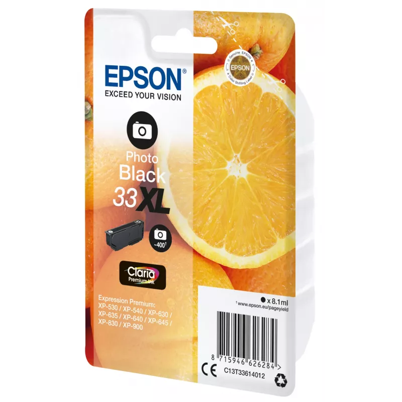 Epson Oranges pack individual foto negro 33XL tinta 