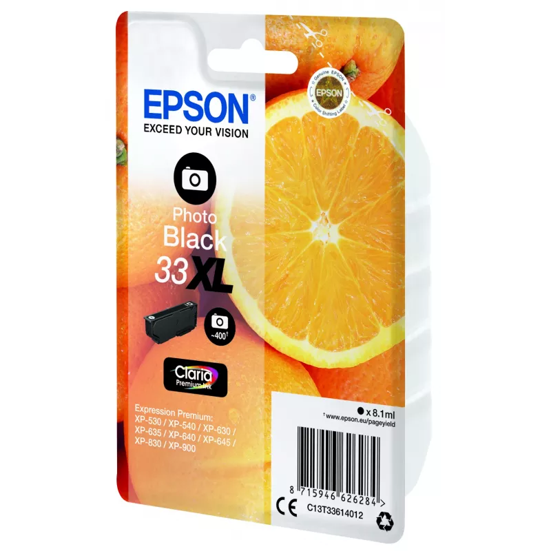 Epson Oranges pack individual foto negro 33XL tinta 