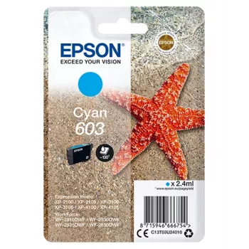 Epson C13T03U24020 cartucho de tinta 1 ud. original rendimiento estándar cian