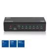 Switch HDMI ACT 5x 1, compatible con 3D y 4K, HDMI, negro, 60 Hz, 2160p, indicador de funcionamiento, 203 mm