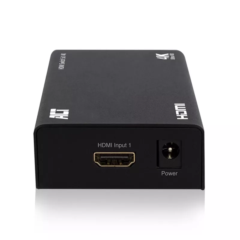 Switch HDMI ACT 5x 1, compatible con 3D y 4K, HDMI, negro, 60 Hz, 2160p, indicador de funcionamiento, 203 mm