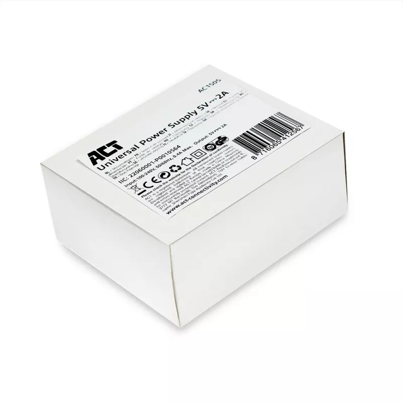 Fuente de alimentación universal ACT 5V 2A