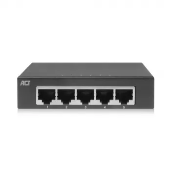Switch no gestionado ACT AC4415 Gigabit Ethernet 5 puertos 10 Gbit/s