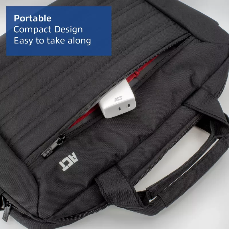 Cargador USB-C ACT 65W 2 puertos con Power Delivery PPS y GaNFast