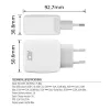 Cargador USB-C ACT 65W 2 puertos con Power Delivery PPS y GaNFast