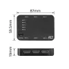 Switch HDMI ACT 4K 5 entradas, 1 salida, HDMI, negro, 2160p, 18 Gbit/s, 4096 x 2160 píxeles, 4K Ultra HD