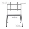 Soporte de suelo móvil ACT para TV/monitor, 50 inch a 86 inch, VESA, 127 cm (50 inch), 2,18 m (86 inch), 200 x 200 mm, 800 x 600 mm, aluminio, plástico, acero, gris