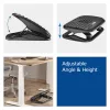 Reposapiés ergonómico ACT de altura ajustable con rodillos masajeadores