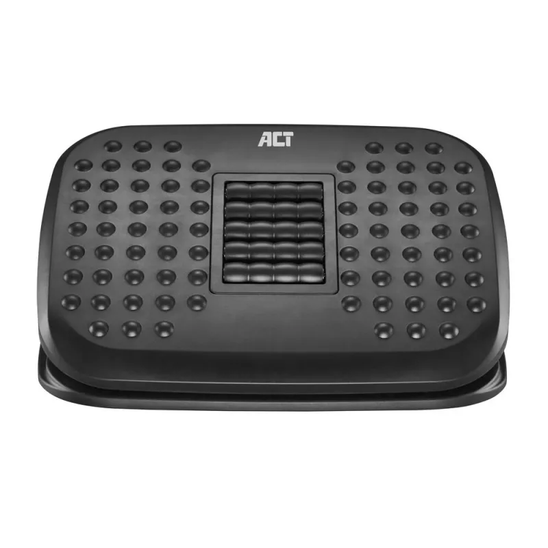 Reposapiés ergonómico ACT de altura ajustable con rodillos masajeadores